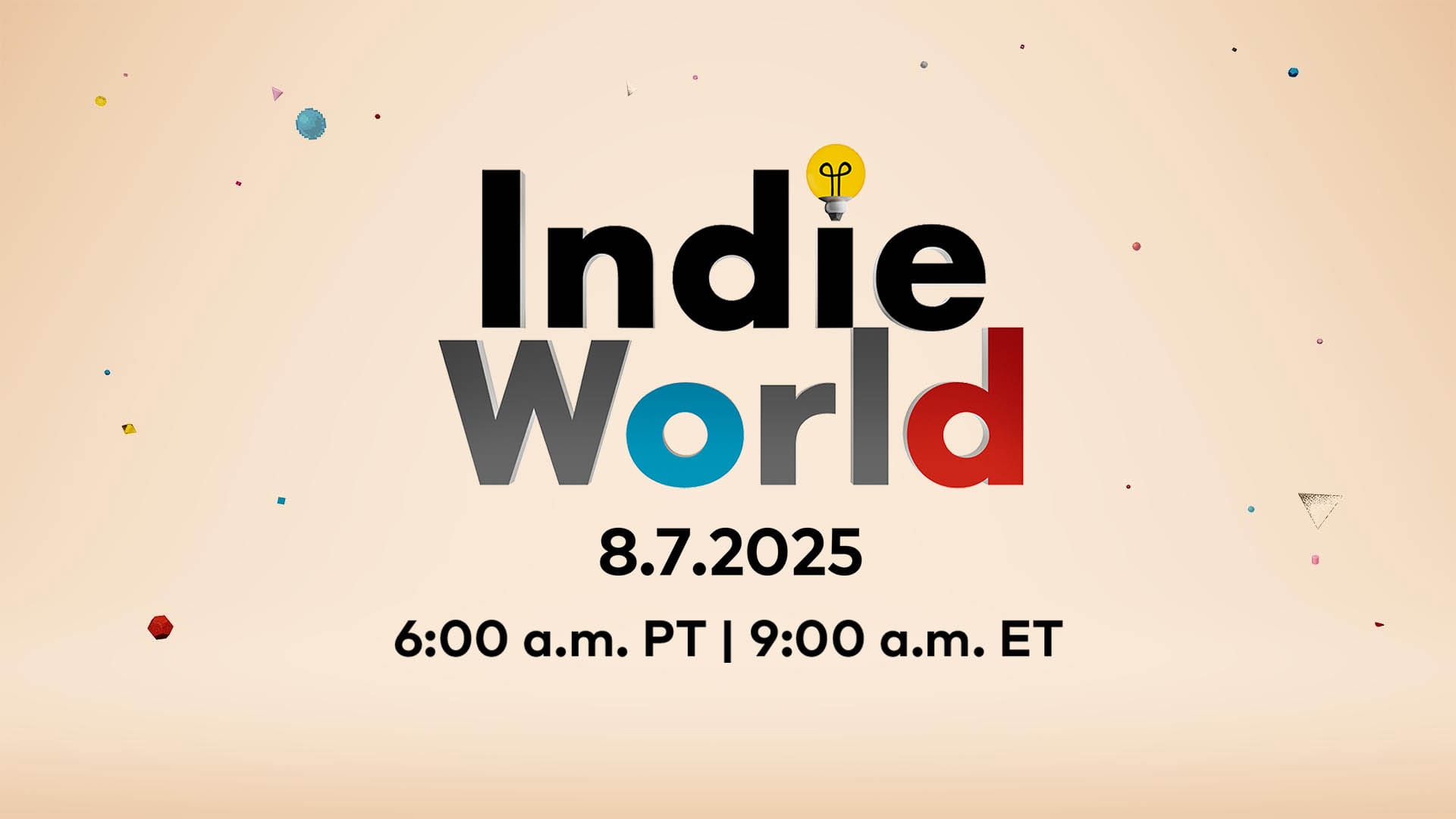 Nintendo Announces Indie World Showcase for Thursday, August 7th, 2025