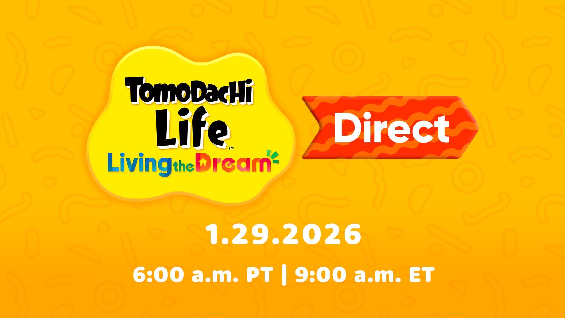 Tomodachi Life: Living the Dream Direct Announced for January 29, 2026