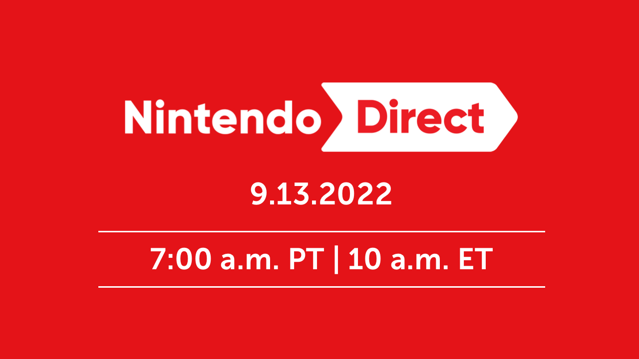 Nintendo Direct announced for 13th of September